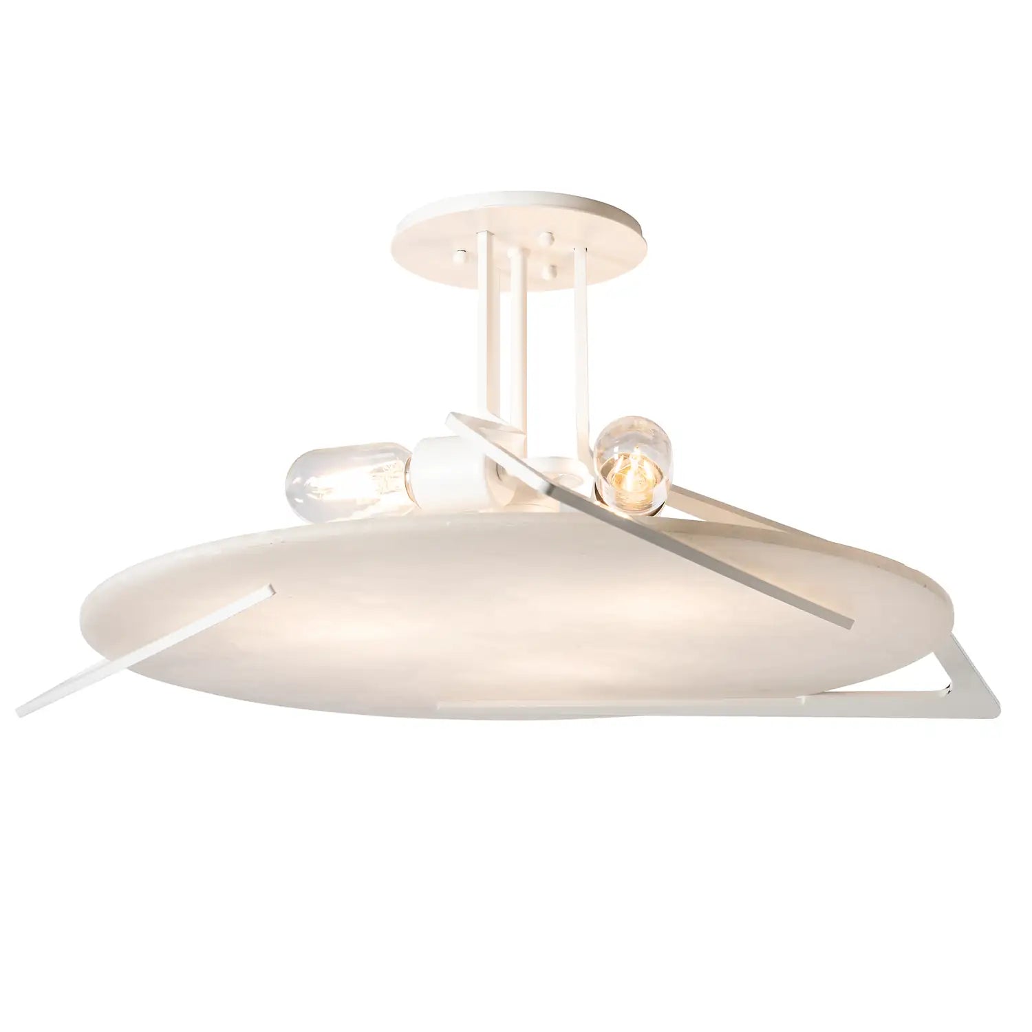 Hubbardton Forge, Callisto Semi-Flush, SEMI FLUSH MOUNT LIGHT