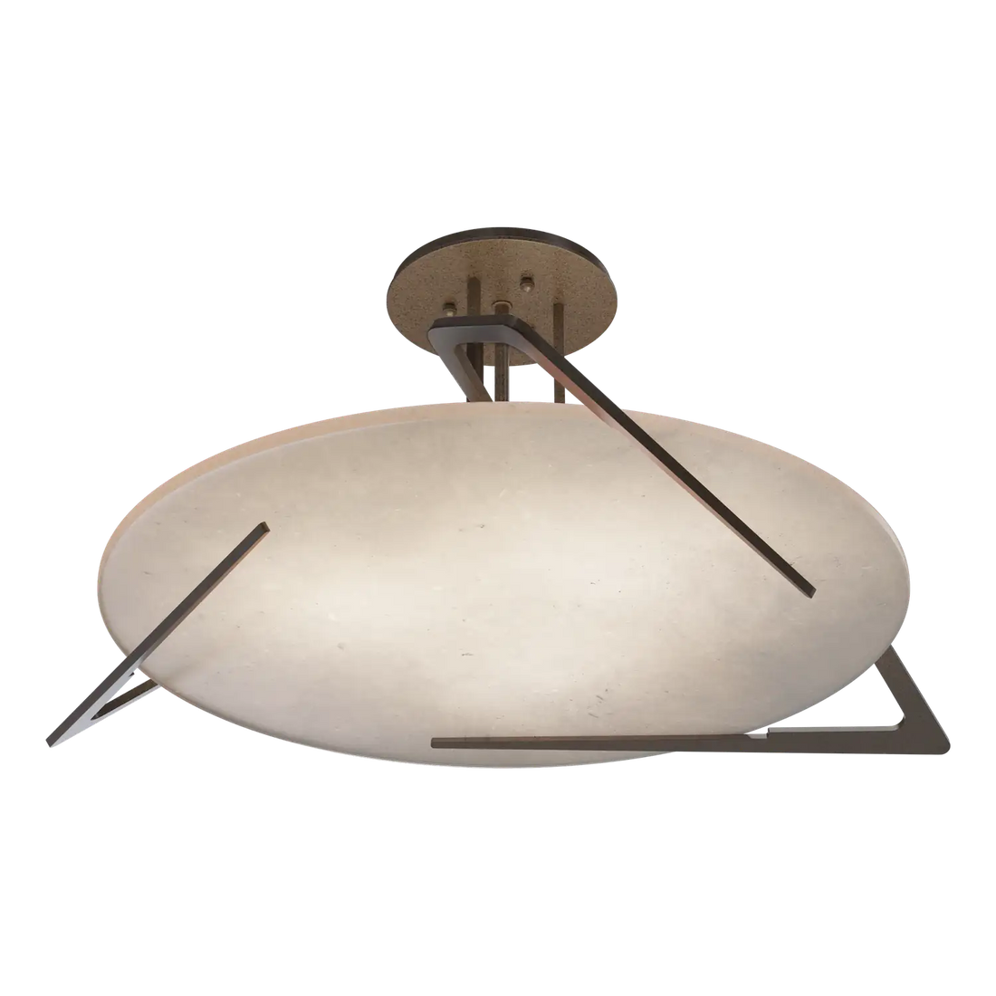 HUBBARDTON FORGE, CALLISTO SEMI-FLUSH, SEMI FLUSH MOUNT LIGHT