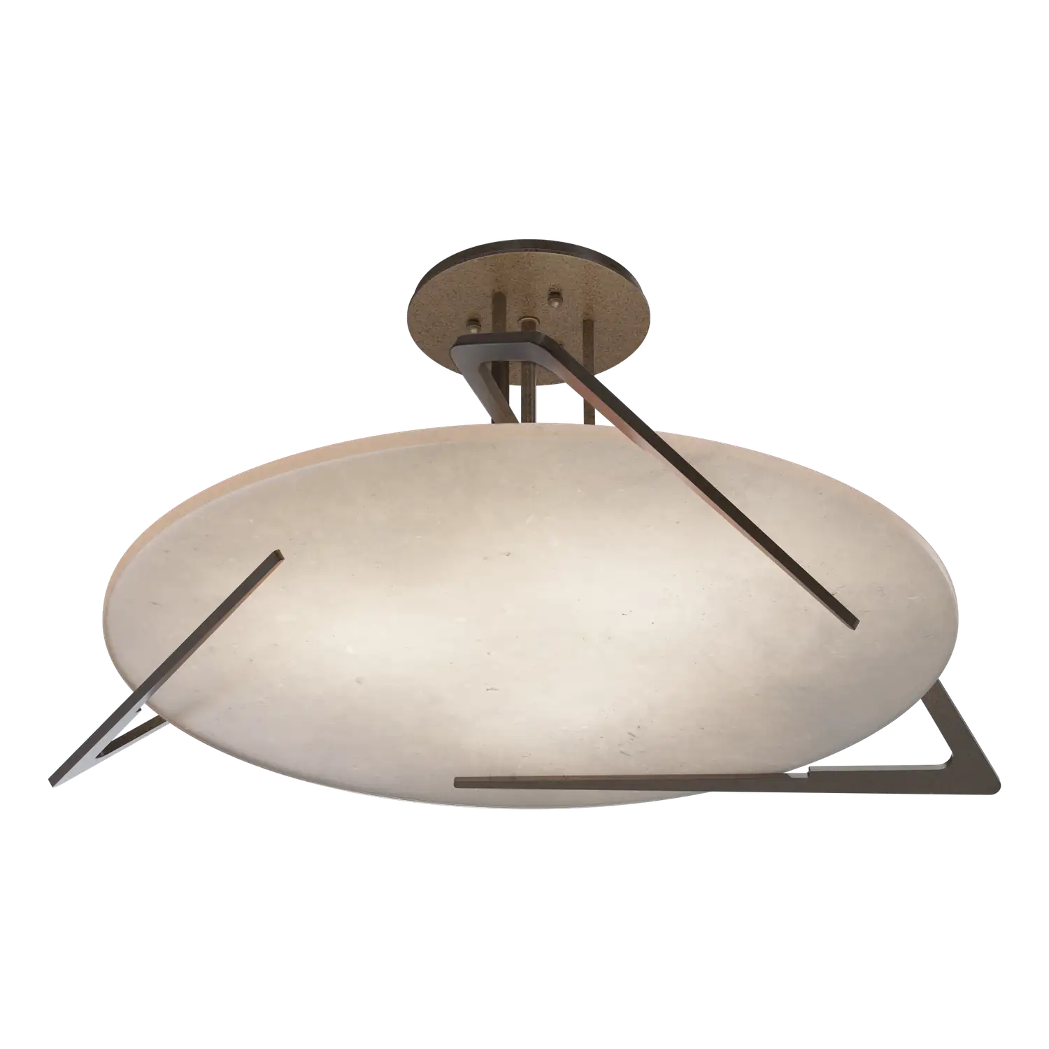 Hubbardton Forge, Callisto Semi-Flush, SEMI FLUSH MOUNT LIGHT