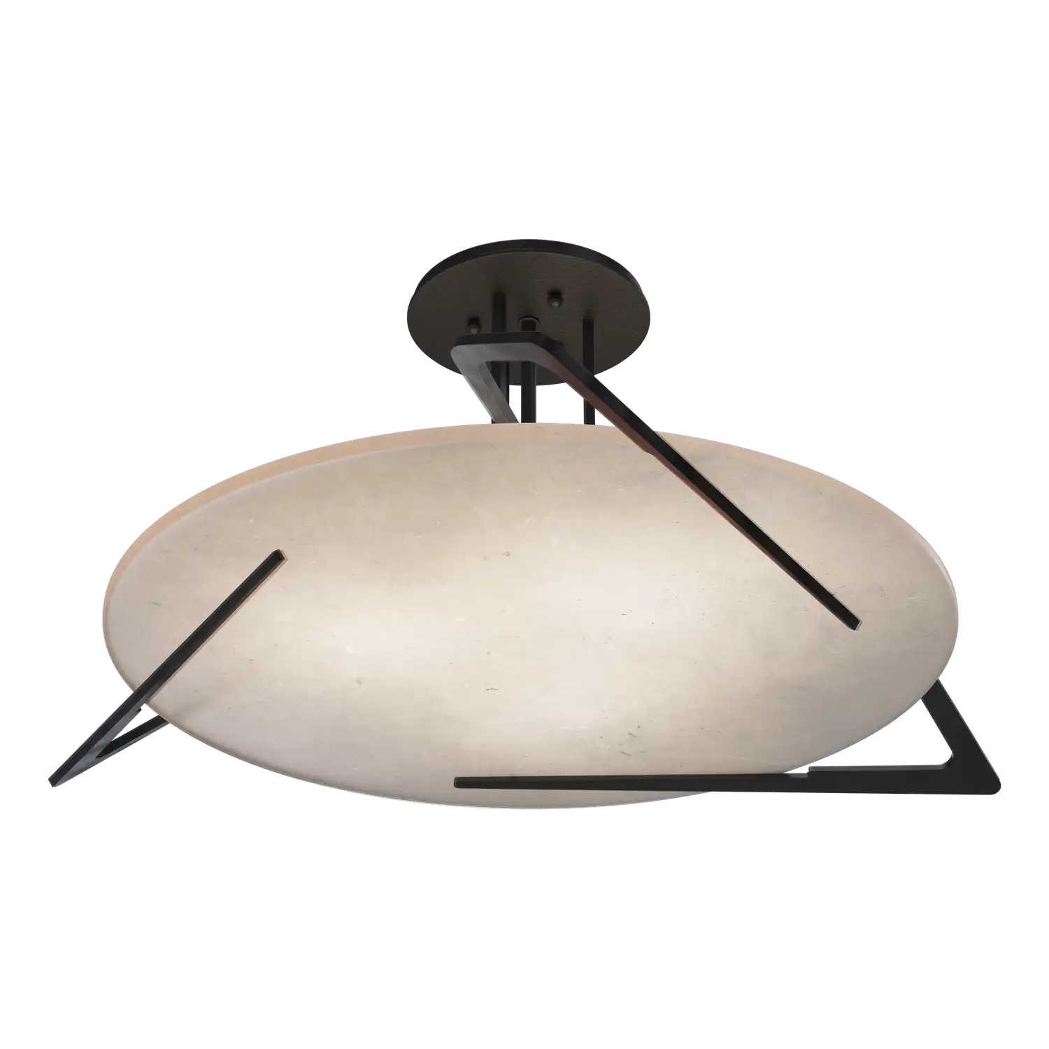 Hubbardton Forge, Callisto Semi-Flush, SEMI FLUSH MOUNT LIGHT