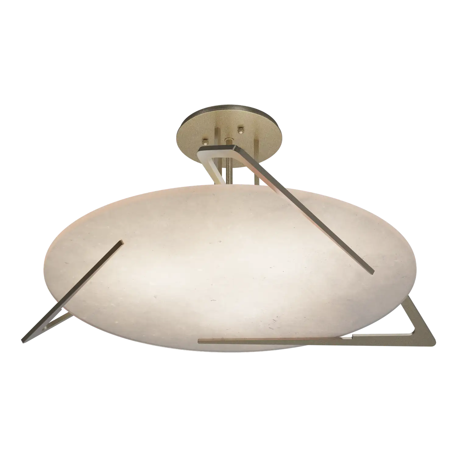 Hubbardton Forge, Callisto Semi-Flush, SEMI FLUSH MOUNT LIGHT