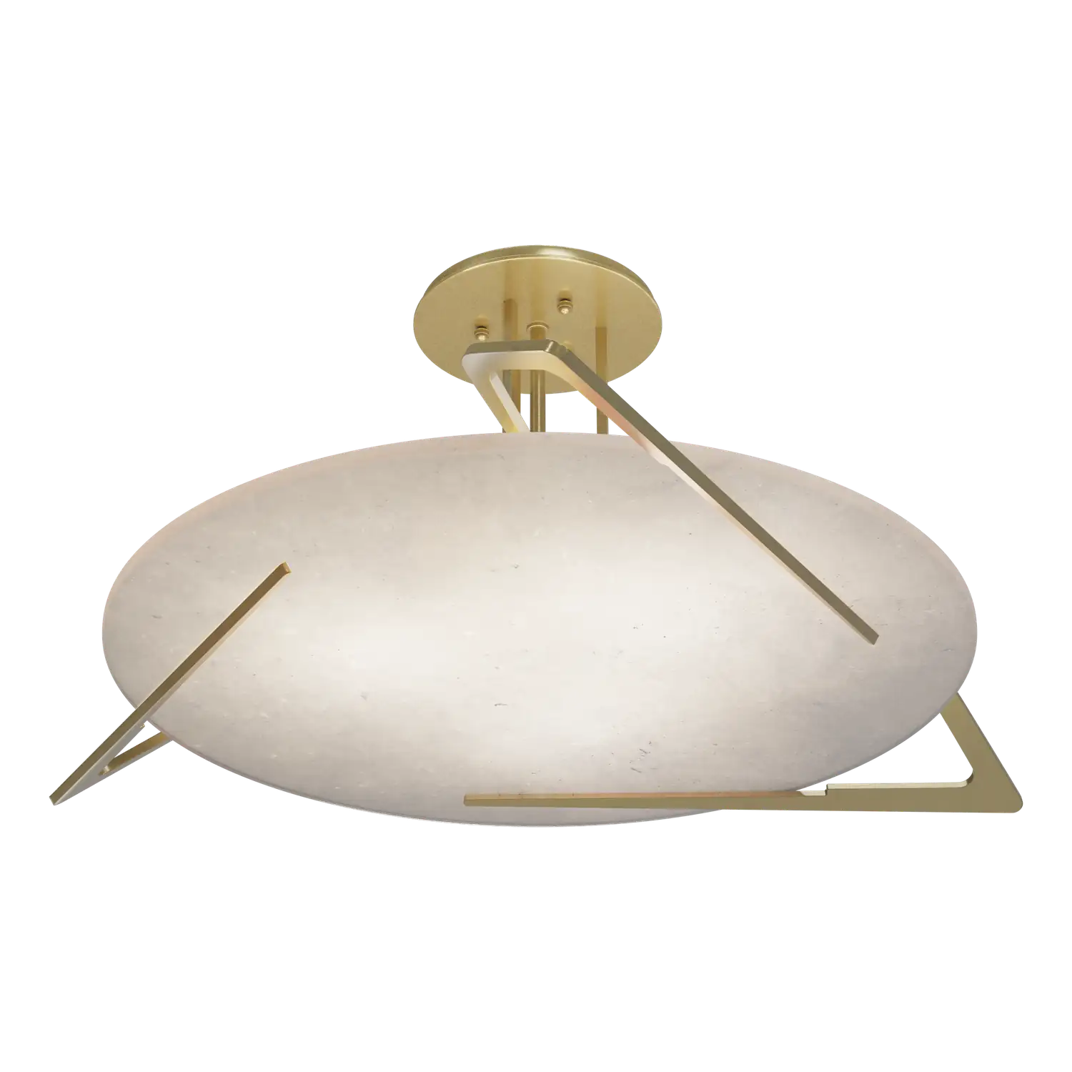 Hubbardton Forge, Callisto Semi-Flush, SEMI FLUSH MOUNT LIGHT