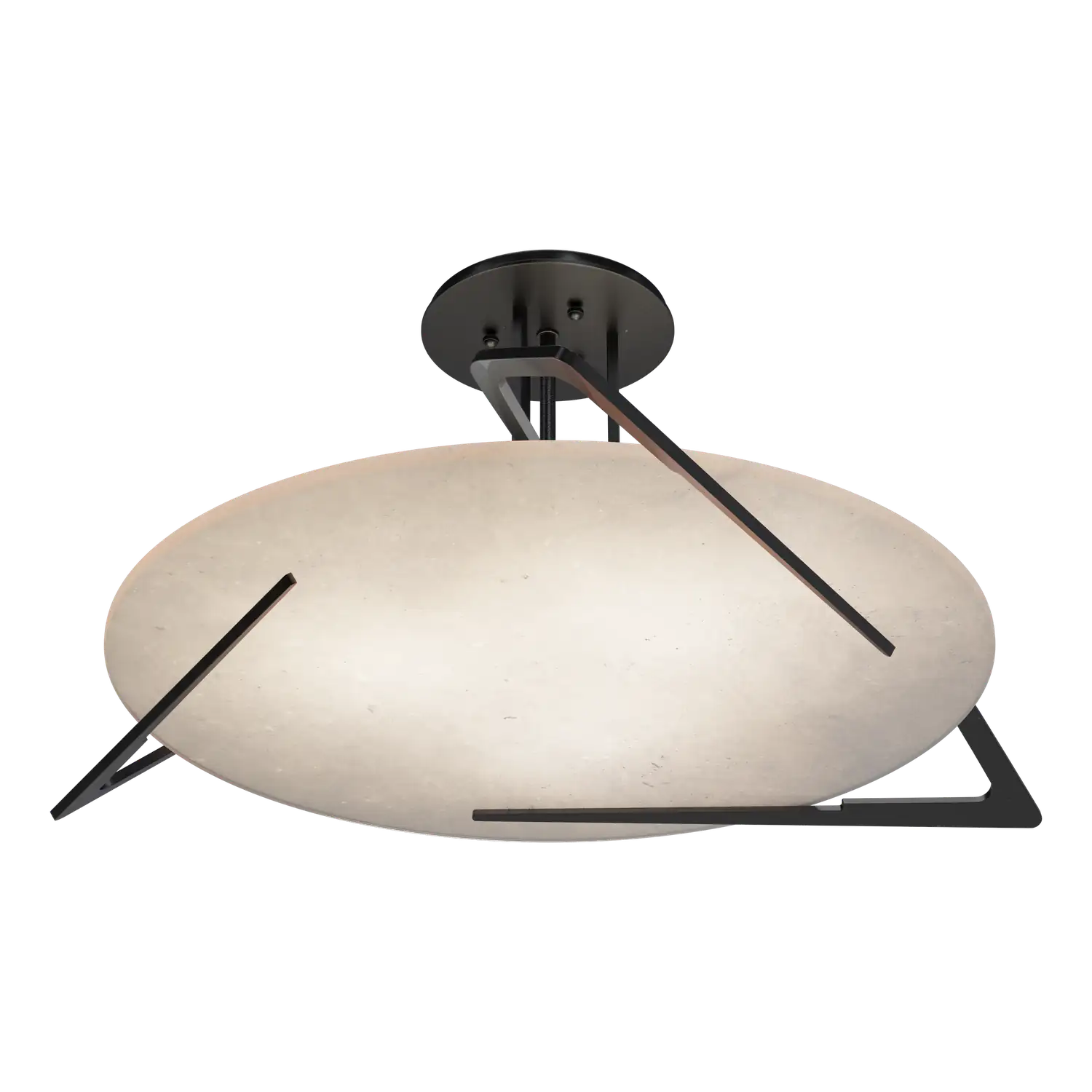 Hubbardton Forge, Callisto Semi-Flush, SEMI FLUSH MOUNT LIGHT