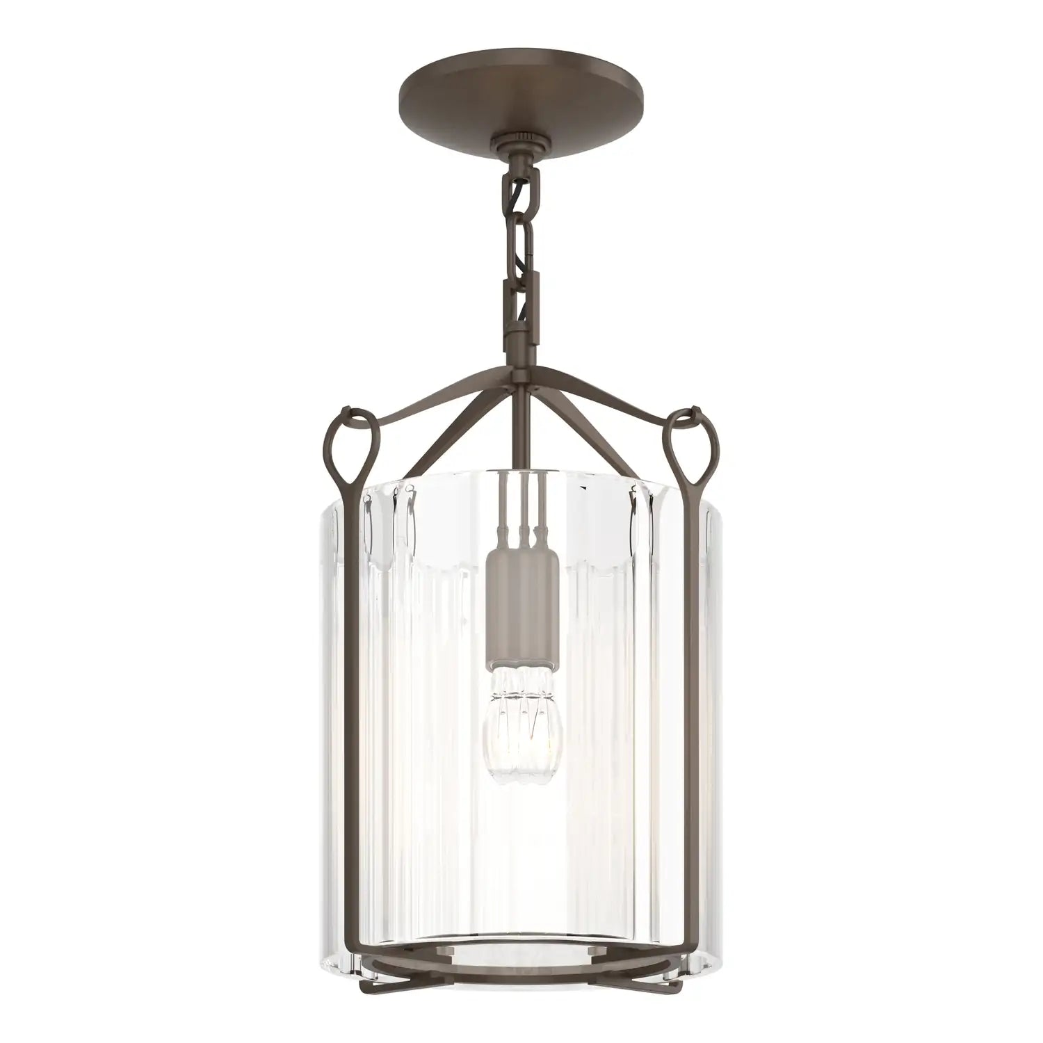 Hubbardton Forge, Bow Semi-Flush, SEMI FLUSH MOUNT LIGHT