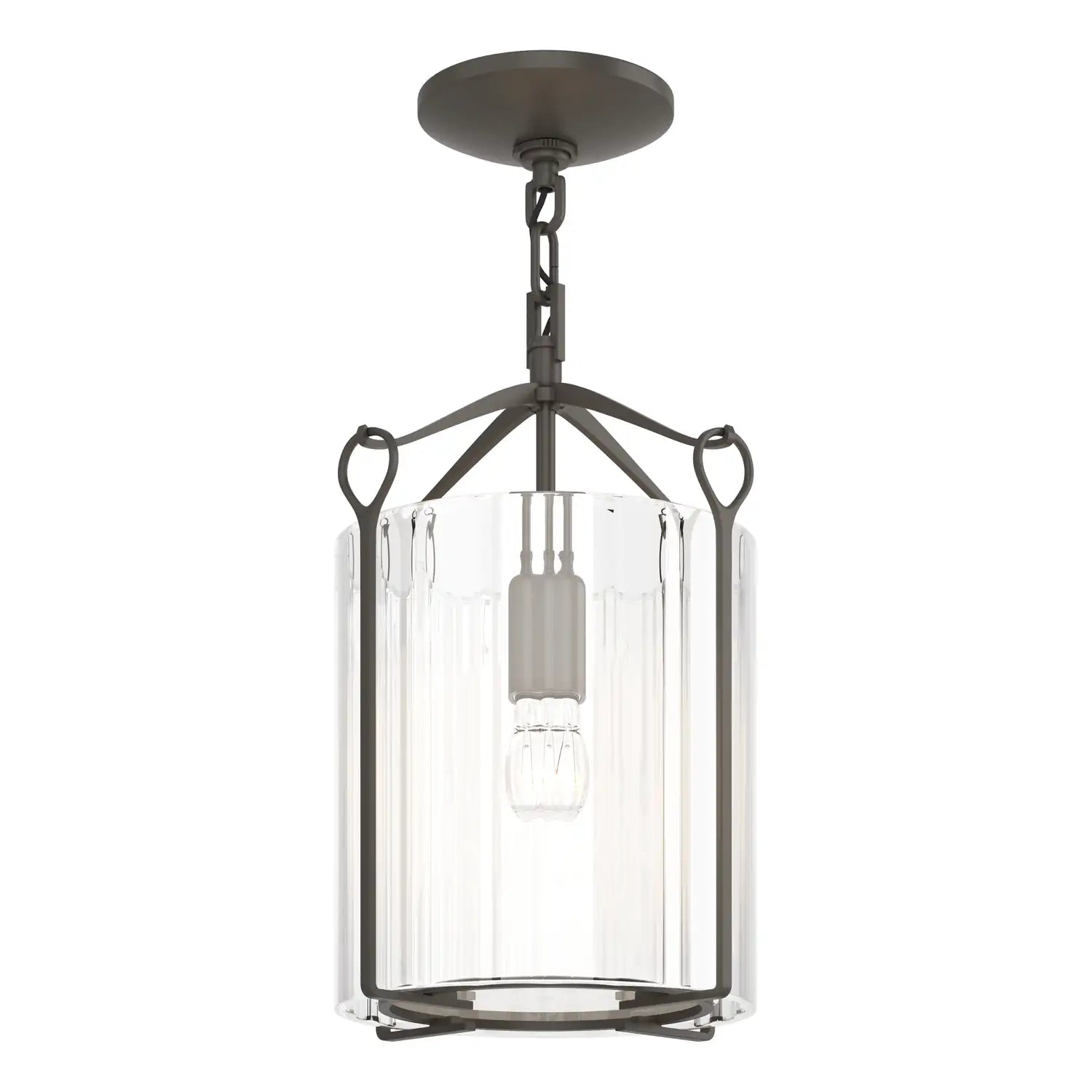 Hubbardton Forge, Bow Semi-Flush, SEMI FLUSH MOUNT LIGHT