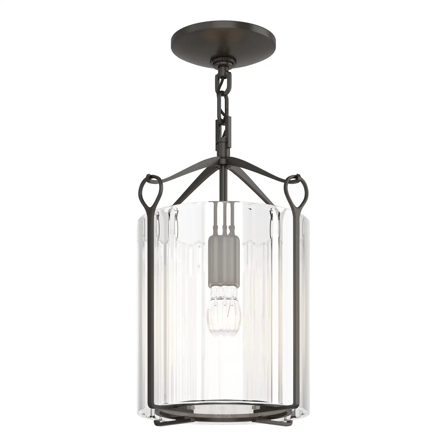 Hubbardton Forge, Bow Semi-Flush, SEMI FLUSH MOUNT LIGHT