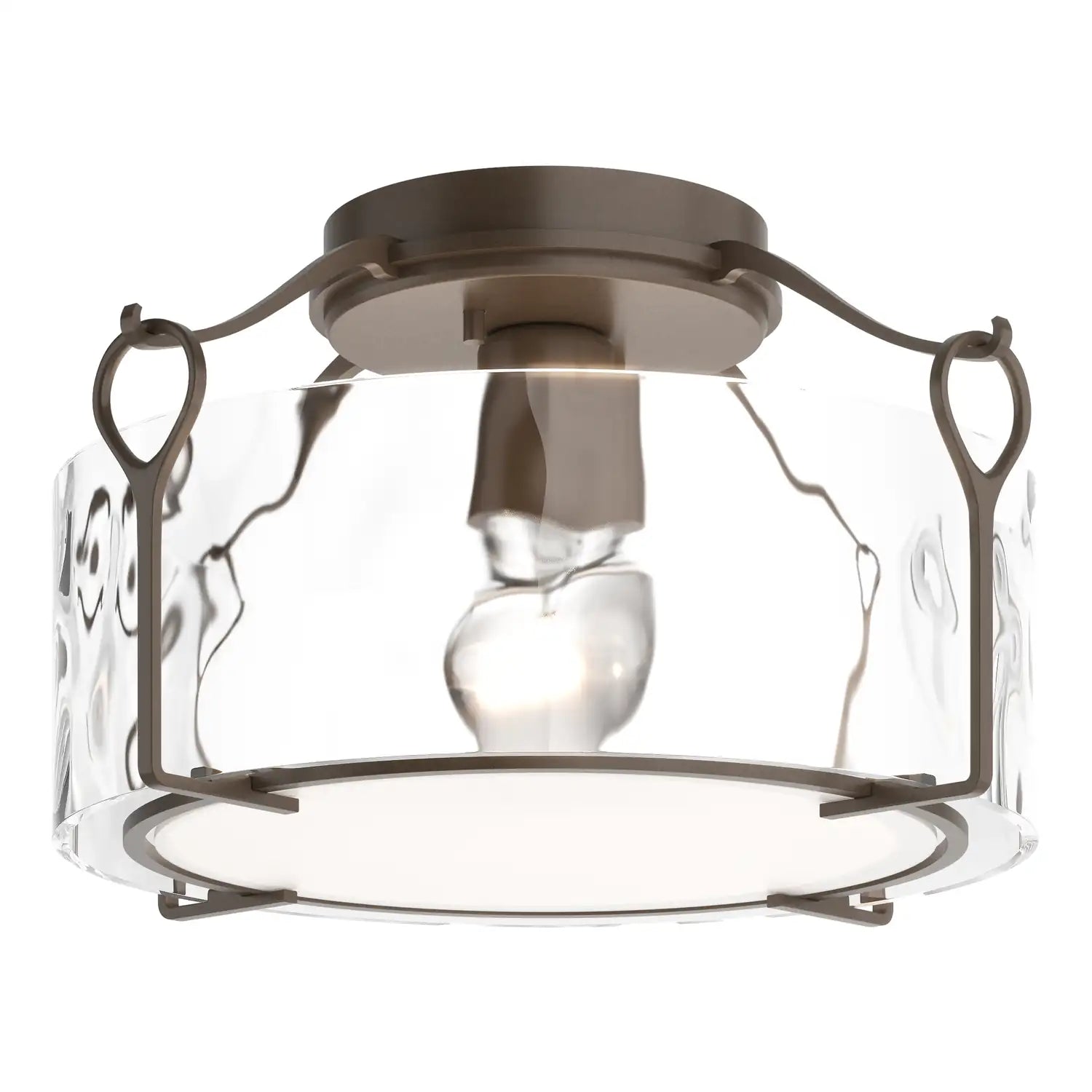 Hubbardton Forge, Bow Semi-Flush, SEMI FLUSH MOUNT LIGHT