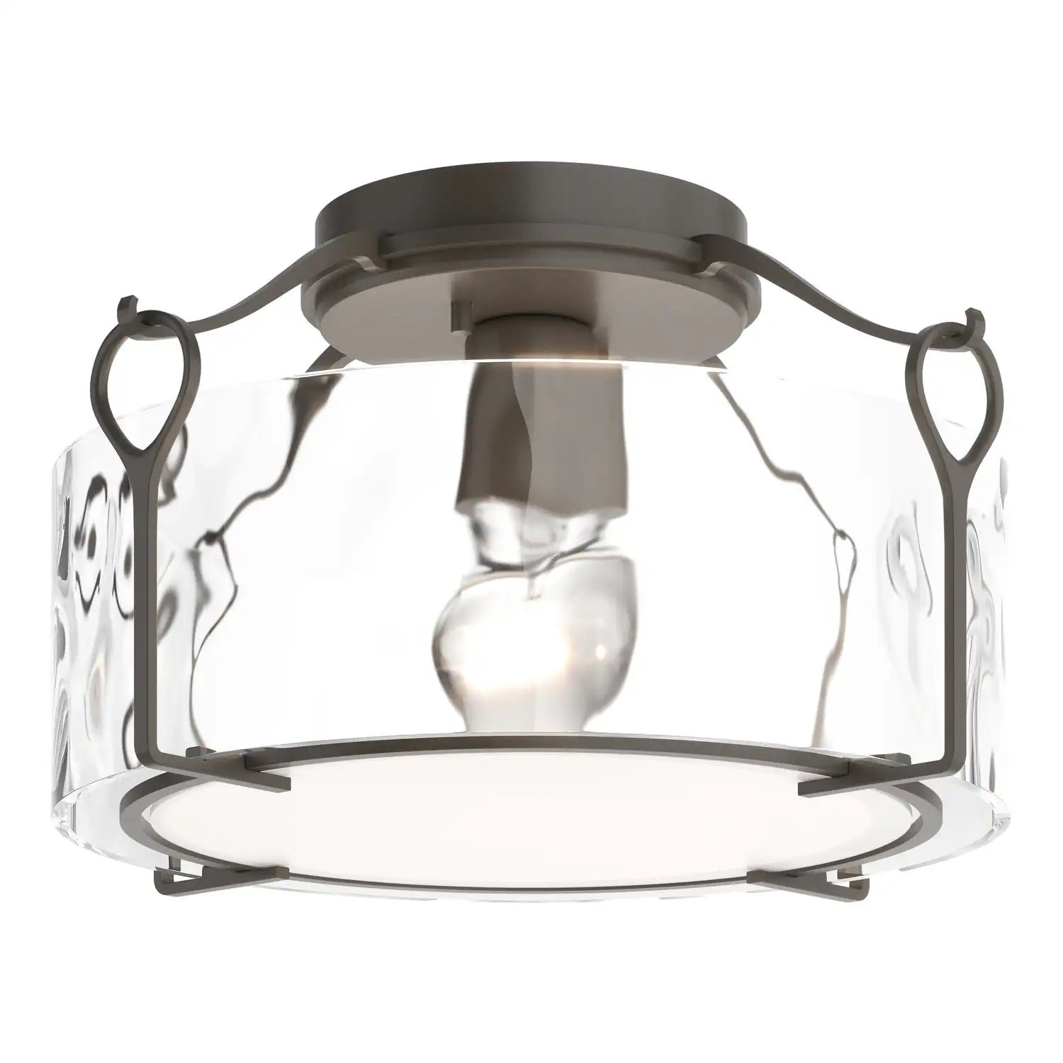 Hubbardton Forge, Bow Semi-Flush, SEMI FLUSH MOUNT LIGHT