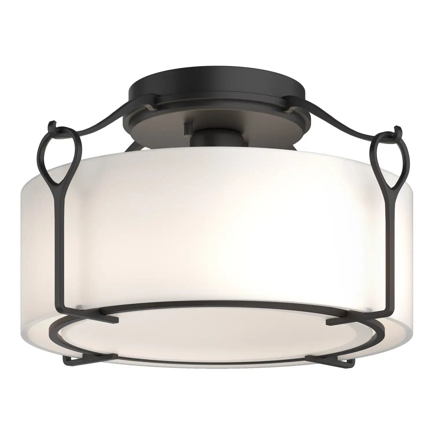 Hubbardton Forge, Bow Semi-Flush, SEMI FLUSH MOUNT LIGHT