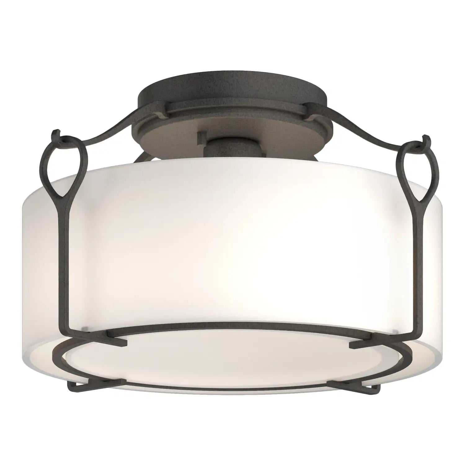 Hubbardton Forge, Bow Semi-Flush, SEMI FLUSH MOUNT LIGHT