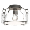 Hubbardton Forge, Bow Semi-Flush, SEMI FLUSH MOUNT LIGHT