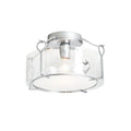 Hubbardton Forge, Bow Semi-Flush, SEMI FLUSH MOUNT LIGHT