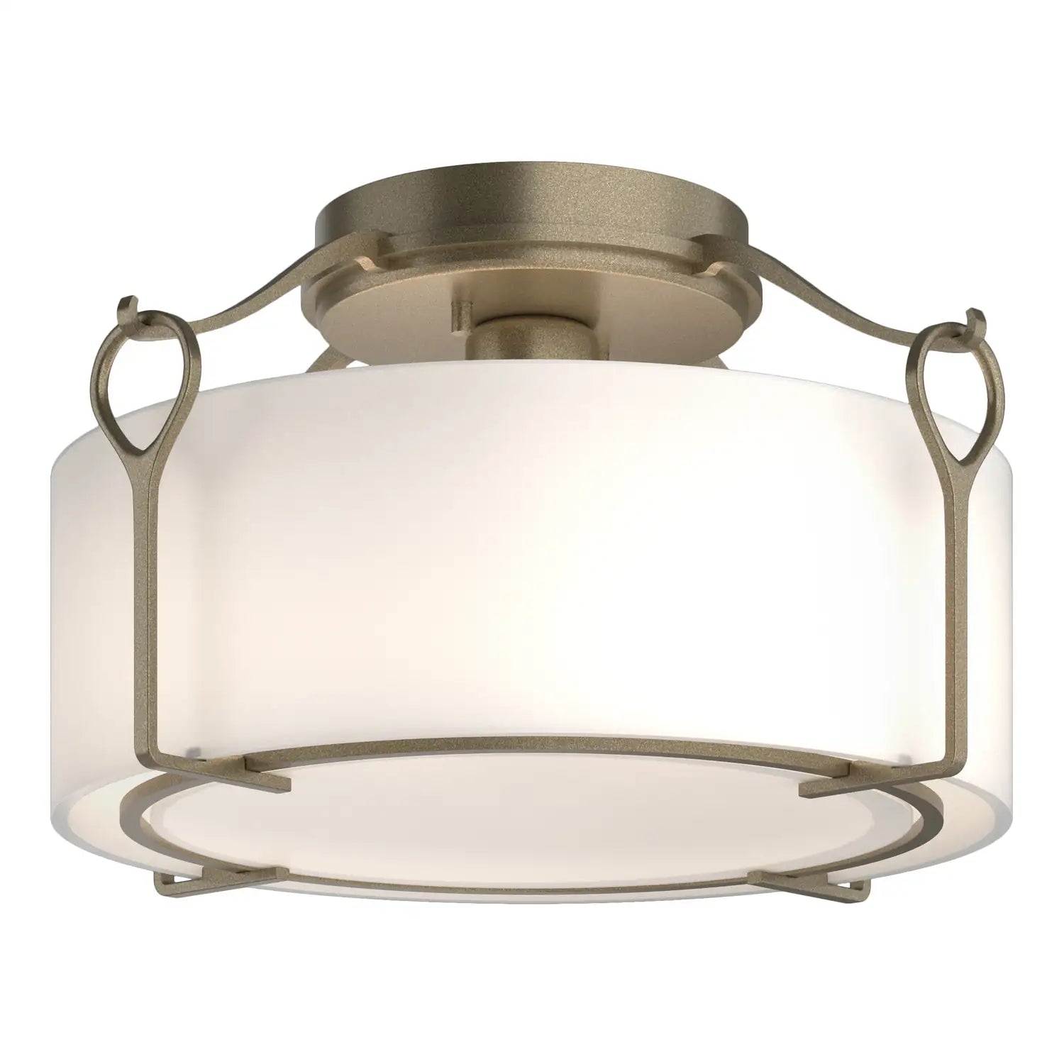 Hubbardton Forge, Bow Semi-Flush, SEMI FLUSH MOUNT LIGHT