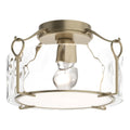Hubbardton Forge, Bow Semi-Flush, SEMI FLUSH MOUNT LIGHT