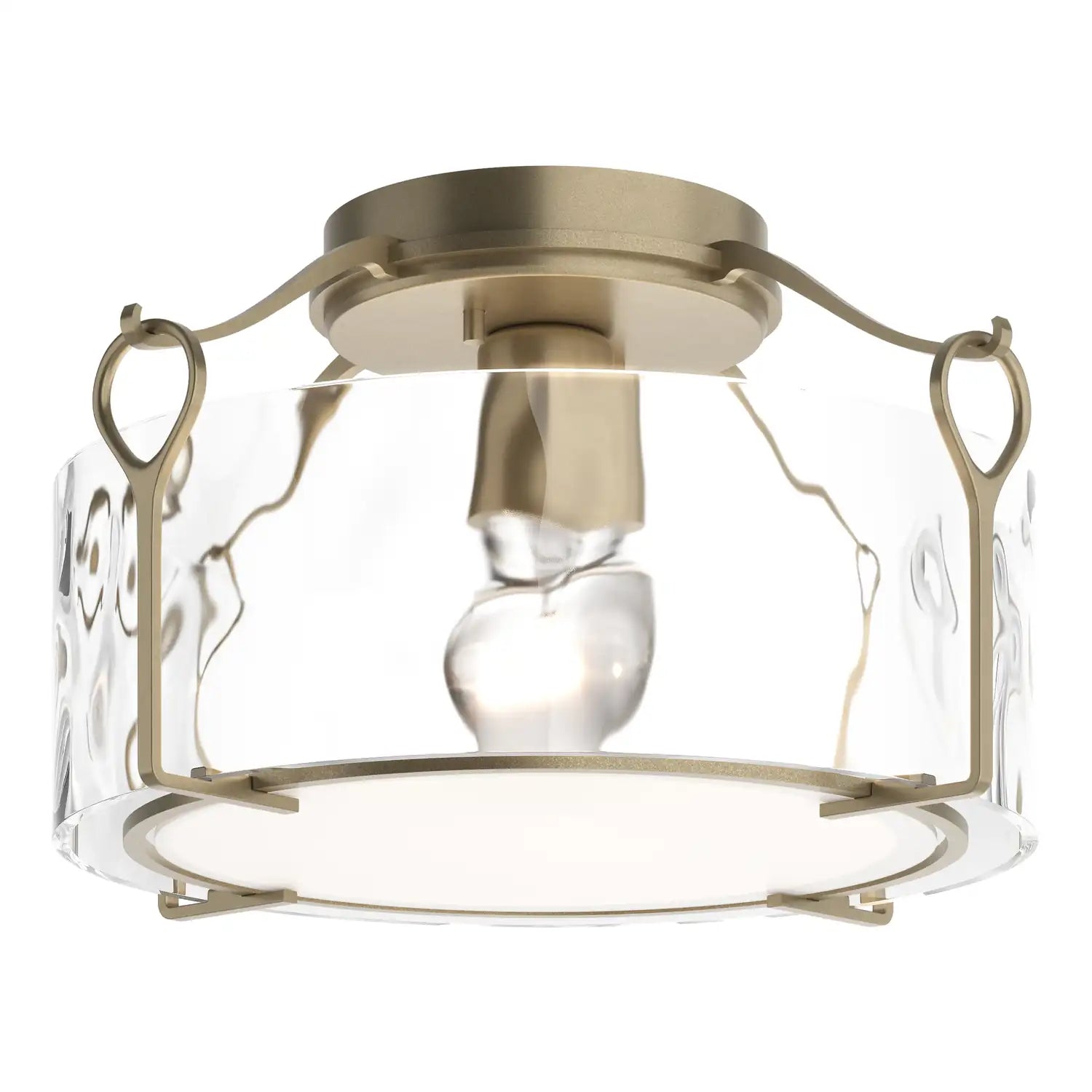 Hubbardton Forge, Bow Semi-Flush, SEMI FLUSH MOUNT LIGHT