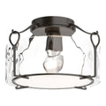 Hubbardton Forge, Bow Semi-Flush, SEMI FLUSH MOUNT LIGHT
