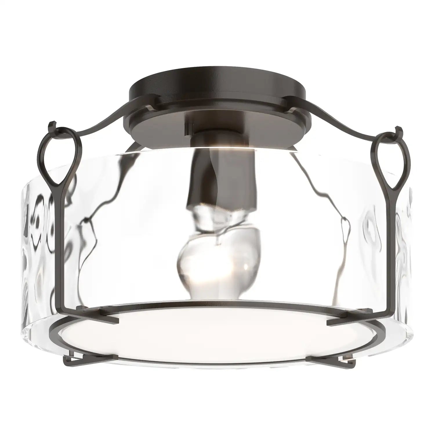 Hubbardton Forge, Bow Semi-Flush, SEMI FLUSH MOUNT LIGHT