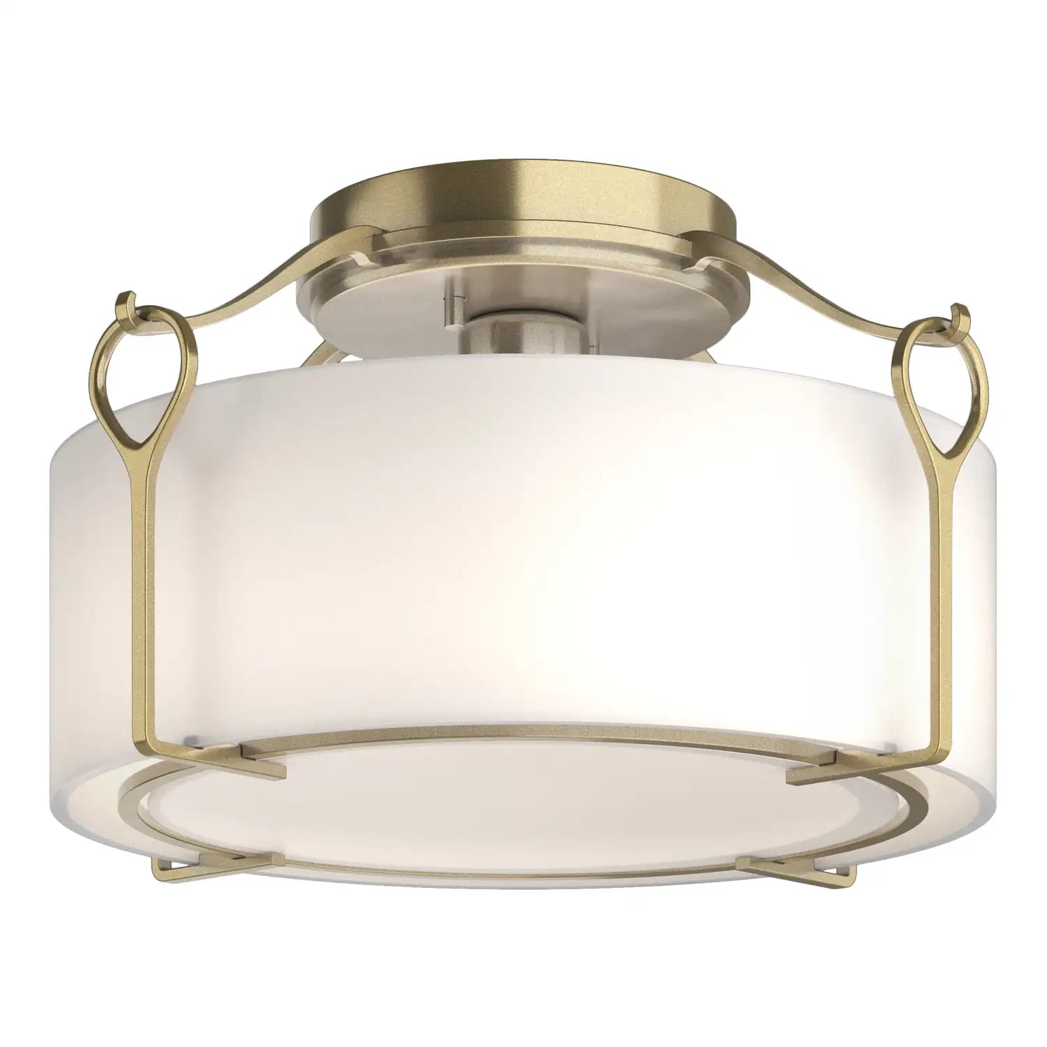 Hubbardton Forge, Bow Semi-Flush, SEMI FLUSH MOUNT LIGHT