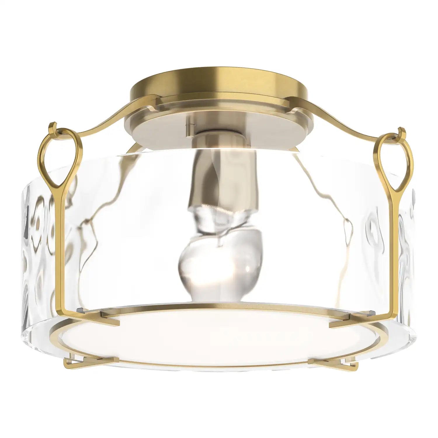 Hubbardton Forge, Bow Semi-Flush, SEMI FLUSH MOUNT LIGHT