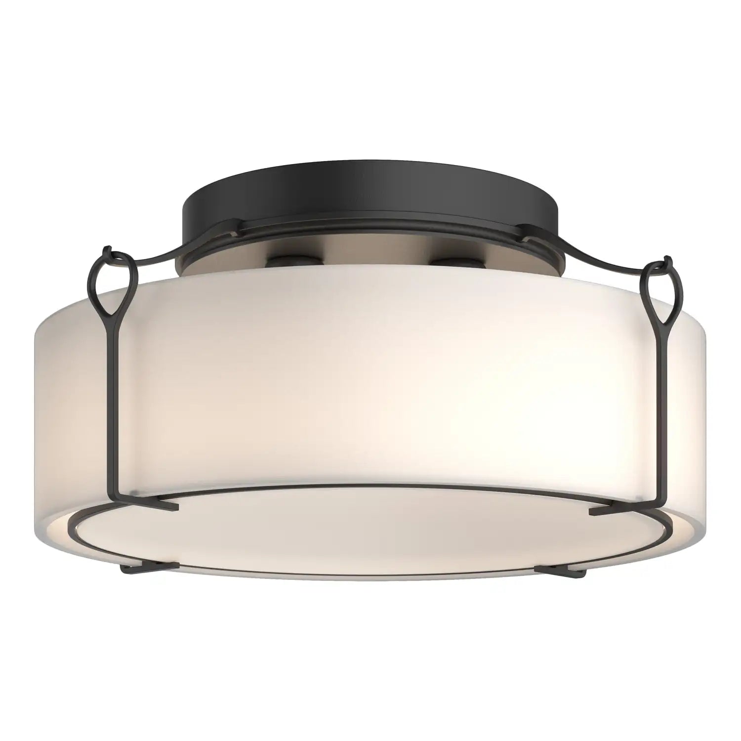 Hubbardton Forge, Bow Semi-Flush, SEMI FLUSH MOUNT LIGHT