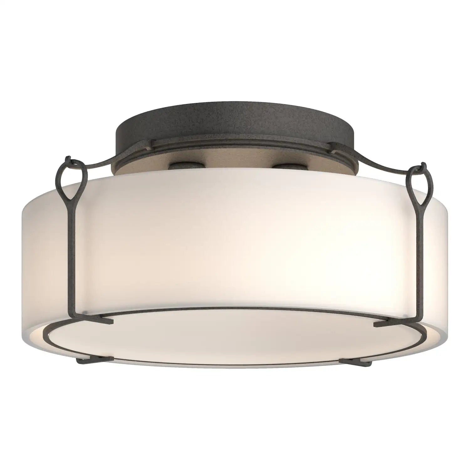 Hubbardton Forge, Bow Semi-Flush, SEMI FLUSH MOUNT LIGHT