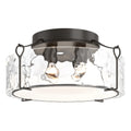 Hubbardton Forge, Bow Semi-Flush, SEMI FLUSH MOUNT LIGHT