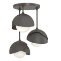 Hubbardton Forge, Brooklyn Double Shade Semi-Flush, SEMI FLUSH MOUNT LIGHT