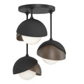 Hubbardton Forge, Brooklyn Double Shade Semi-Flush, SEMI FLUSH MOUNT LIGHT