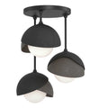 Hubbardton Forge, Brooklyn Double Shade Semi-Flush, SEMI FLUSH MOUNT LIGHT