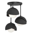 Hubbardton Forge, Brooklyn Double Shade Semi-Flush, SEMI FLUSH MOUNT LIGHT