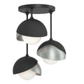 Hubbardton Forge, Brooklyn Double Shade Semi-Flush, SEMI FLUSH MOUNT LIGHT