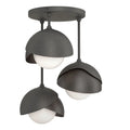 Hubbardton Forge, Brooklyn Double Shade Semi-Flush, SEMI FLUSH MOUNT LIGHT