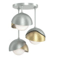 Hubbardton Forge, Brooklyn Double Shade Semi-Flush, SEMI FLUSH MOUNT LIGHT