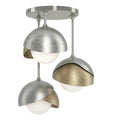 Hubbardton Forge, Brooklyn Double Shade Semi-Flush, SEMI FLUSH MOUNT LIGHT