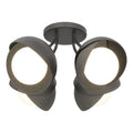 Hubbardton Forge, Brooklyn Double Shade Semi-Flush, SEMI FLUSH MOUNT LIGHT