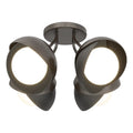 Hubbardton Forge, Brooklyn Double Shade Semi-Flush, SEMI FLUSH MOUNT LIGHT