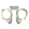 Hubbardton Forge, Brooklyn Double Shade Semi-Flush, SEMI FLUSH MOUNT LIGHT