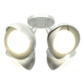 Hubbardton Forge, Brooklyn Double Shade Semi-Flush, SEMI FLUSH MOUNT LIGHT