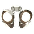 Hubbardton Forge, Brooklyn Double Shade Semi-Flush, SEMI FLUSH MOUNT LIGHT