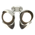 Hubbardton Forge, Brooklyn Double Shade Semi-Flush, SEMI FLUSH MOUNT LIGHT