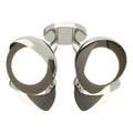 Hubbardton Forge, Brooklyn Double Shade Semi-Flush, SEMI FLUSH MOUNT LIGHT