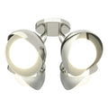 Hubbardton Forge, Brooklyn Double Shade Semi-Flush, SEMI FLUSH MOUNT LIGHT