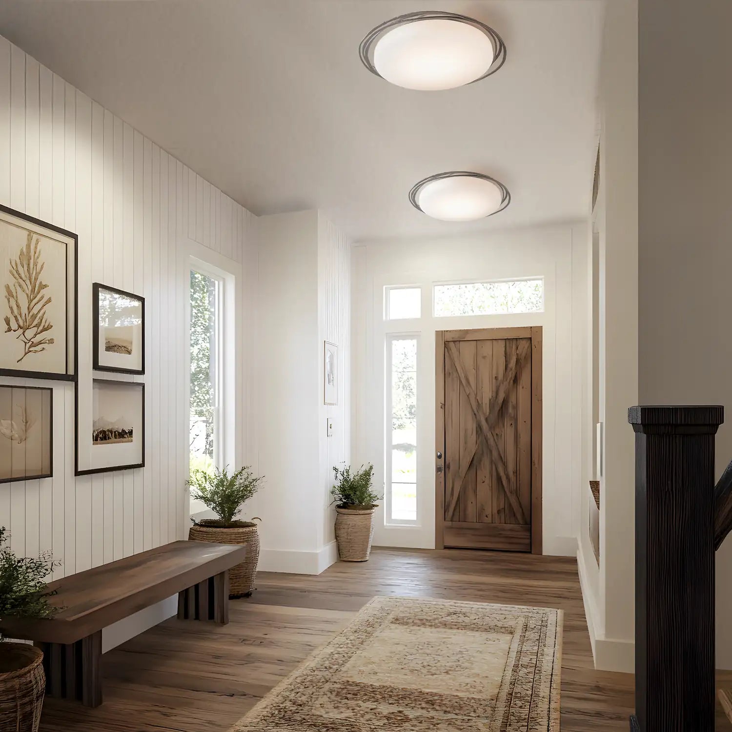Hubbardton Forge, Nova LED Flush Mount, FLUSH MOUNT CEILING LIGHTS