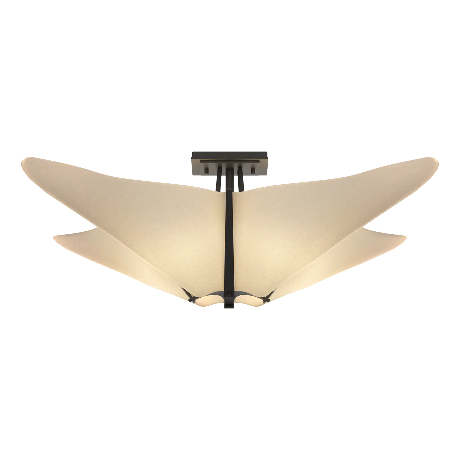Hubbardton Forge, Kirigami Semi-Flush, SEMI FLUSH MOUNT LIGHT