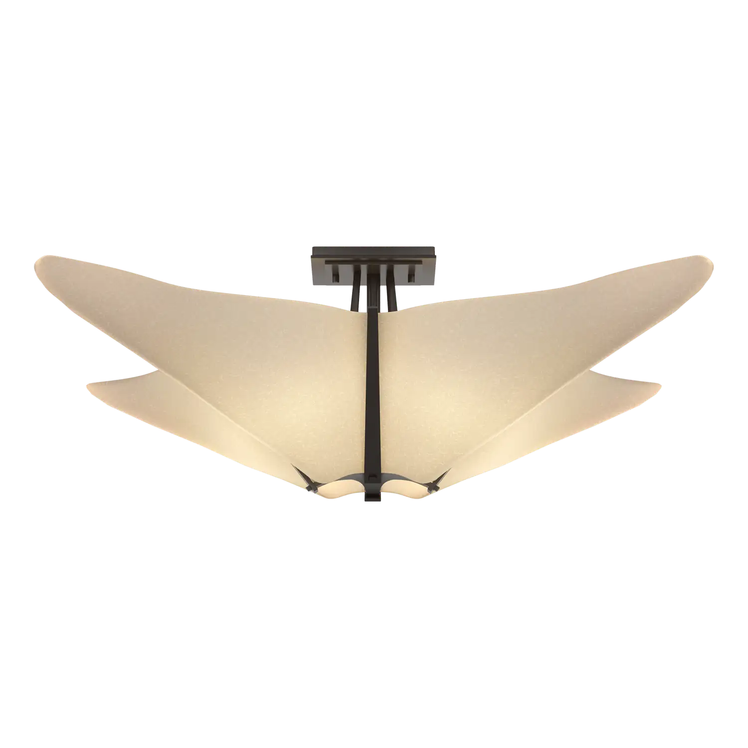 Hubbardton Forge, Kirigami Semi-Flush, SEMI FLUSH MOUNT LIGHT