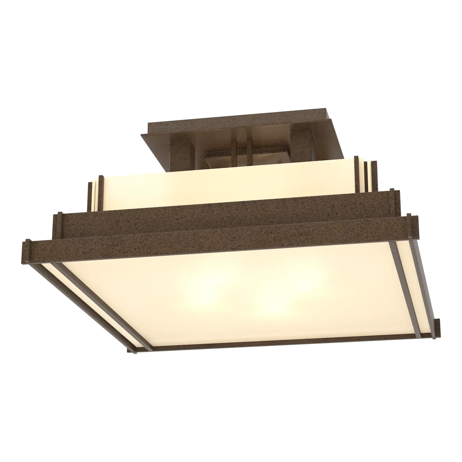 Hubbardton Forge, Steppe Semi-Flush, SEMI FLUSH MOUNT LIGHT