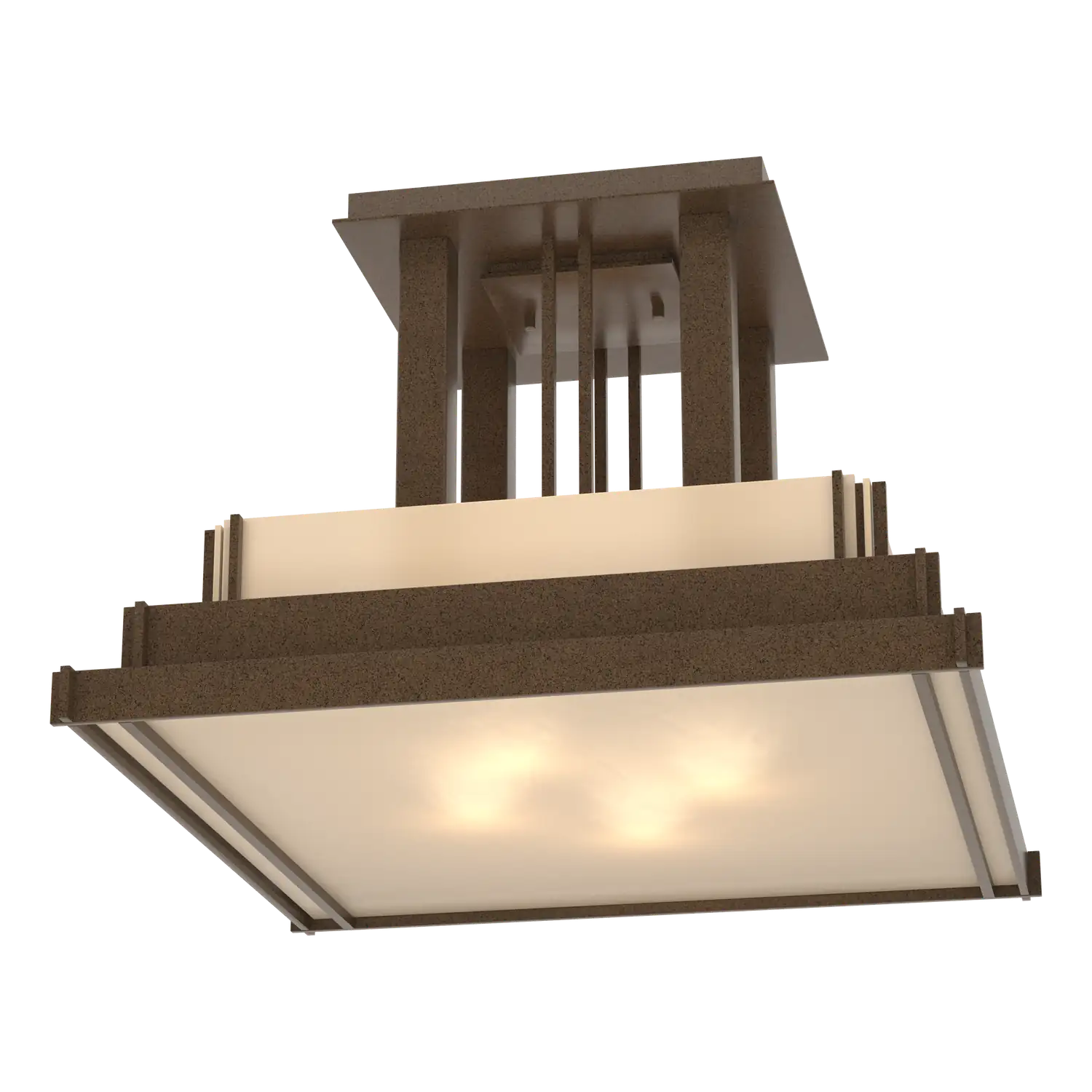 Hubbardton Forge, Steppe Semi-Flush, SEMI FLUSH MOUNT LIGHT