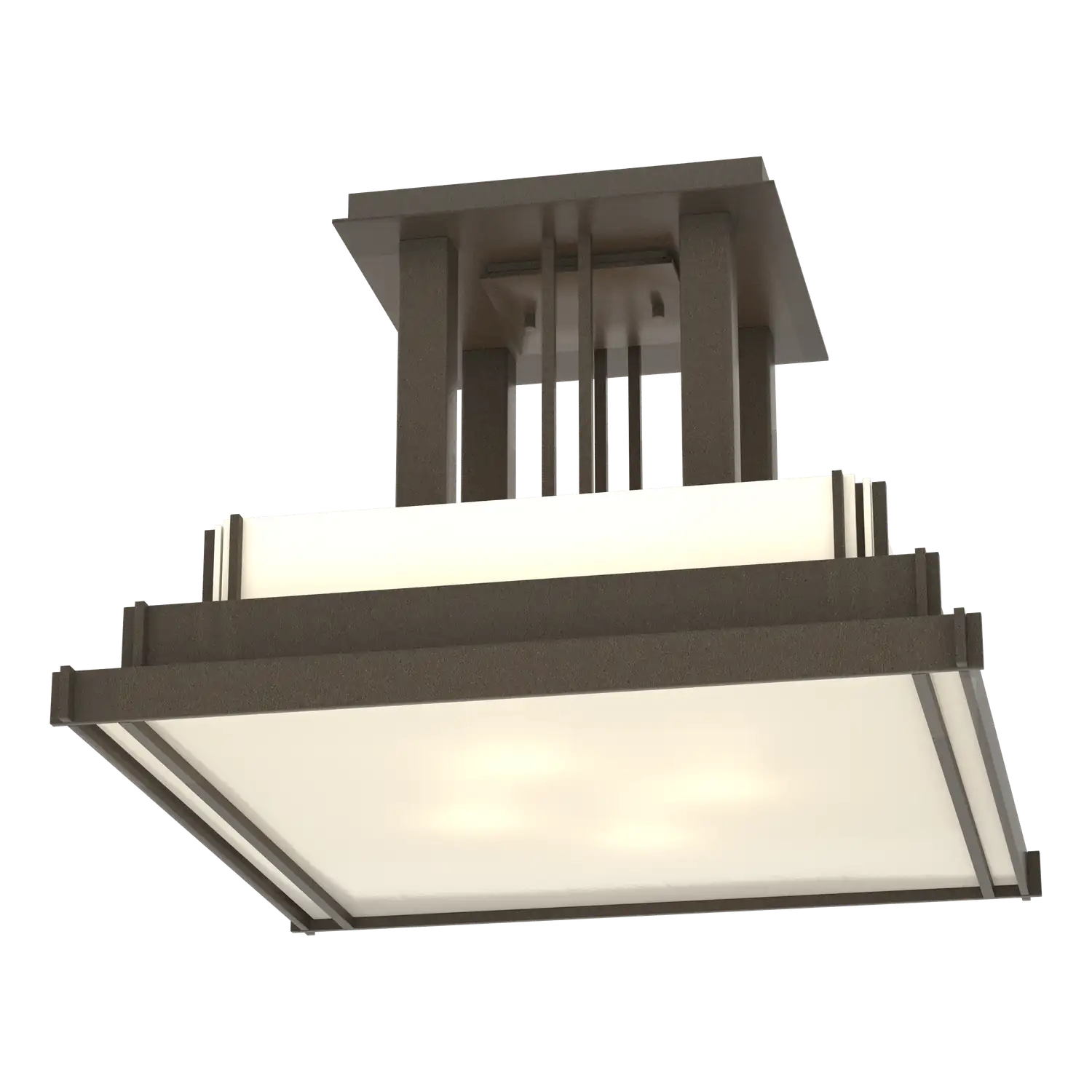 Hubbardton Forge, Steppe Semi-Flush, SEMI FLUSH MOUNT LIGHT