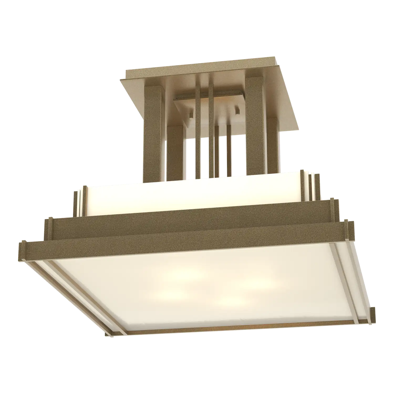 Hubbardton Forge, Steppe Semi-Flush, SEMI FLUSH MOUNT LIGHT
