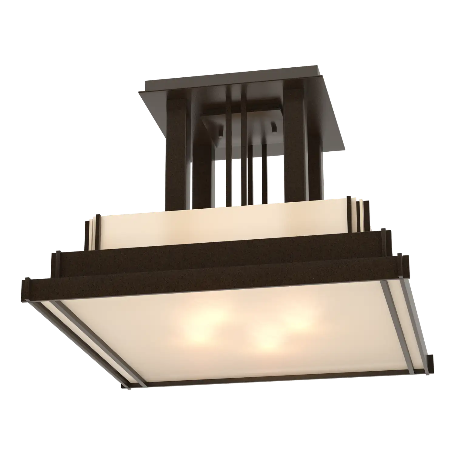 Hubbardton Forge, Steppe Semi-Flush, SEMI FLUSH MOUNT LIGHT